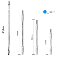 Roam Ready Outdoor-Artikel|Heimwerkzeuge-Flexible Schraubendreherverlängerung - Flexibler Bohreradapter