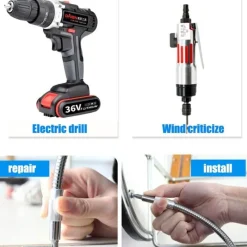 Roam Ready Outdoor-Artikel|Heimwerkzeuge-Flexible Schraubendreherverlängerung - Flexibler Bohreradapter