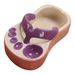 Timeless Touch Küche & Esszimmer-Flip-Flop-Servierschüssel aus Keramik – lustiges Strandparty-Geschirr