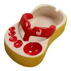 Timeless Touch Küche & Esszimmer-Flip-Flop-Servierschüssel aus Keramik – lustiges Strandparty-Geschirr