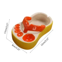 Timeless Touch Küche & Esszimmer-Flip-Flop-Servierschüssel aus Keramik – lustiges Strandparty-Geschirr