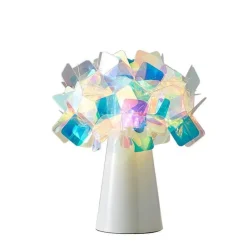 The Light Loft Beleuchtung-Florale Tischlampe – Romantische Akzentbeleuchtung mit Blütenblättern