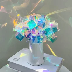 The Light Loft Beleuchtung-Florale Tischlampe – Romantische Akzentbeleuchtung mit Blütenblättern