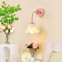 Bright Accents Beleuchtung-Florale Wandlampe - Elegante Blumenleuchte