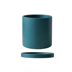 Tom Wohndeko-Florava Hand-Painted Ceramic Planter – Colorful Draining Plant Pot