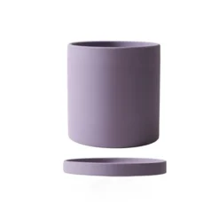 Tom Wohndeko-Florava Hand-Painted Ceramic Planter – Colorful Draining Plant Pot