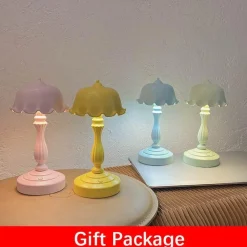 The Light Loft Beleuchtung-Flower Curling LED Nachtlampe - Dekoratives Tischlicht