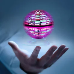 The Decor Haven Babyspielzeug-Flying Ball Drone - 360° drehbarer, handgesteuerter Helikopter-Spinner