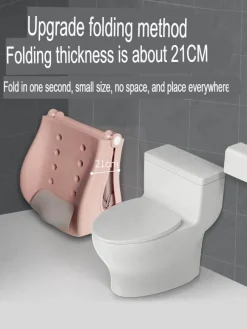 Aqua Essence Badezimmer-Foldable Ergonomic Head Washing Chair - Kid-Friendly Hair Wash Seat