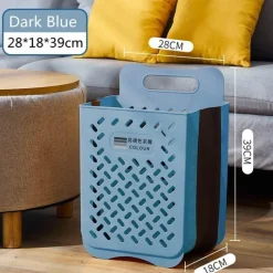 The Blissful Bath Badezimmer-Foldable Laundry Basket - Space-Saving Storage Bin