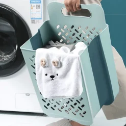 The Blissful Bath Badezimmer-Foldable Laundry Basket - Space-Saving Storage Bin