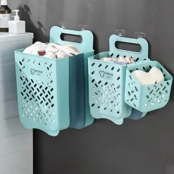 The Blissful Bath Badezimmer-Foldable Laundry Basket - Space-Saving Storage Bin