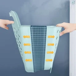 The Blissful Bath Badezimmer-Foldable Laundry Basket - Space-Saving Storage Bin