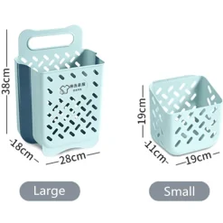The Blissful Bath Badezimmer-Foldable Laundry Basket - Space-Saving Storage Bin
