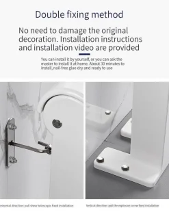 The Blissful Bath Badezimmer-Foldable Squat Toilet Seat Holder - Comfortable Easy to Use