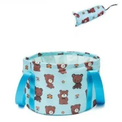 The Blissful Bath Badezimmer-Foldable Travel Foot Wash Basin - Portable Foot Bath Sink