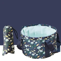 The Blissful Bath Badezimmer-Foldable Travel Foot Wash Basin - Portable Foot Bath Sink