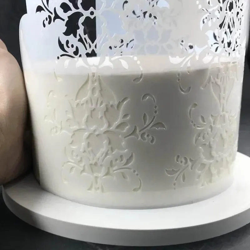 Tom Küche & Esszimmer-Fondant-Kuchenschablonenform – Kreatives Zuckersieb zum Dekorieren von Kuchen und Gebäck