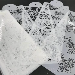 Tom Küche & Esszimmer-Fondant-Kuchenschablonenform – Kreatives Zuckersieb zum Dekorieren von Kuchen und Gebäck