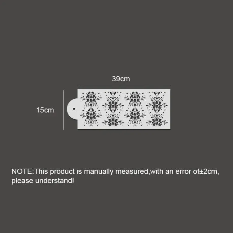 Tom Küche & Esszimmer-Fondant-Kuchenschablonenform – Kreatives Zuckersieb zum Dekorieren von Kuchen und Gebäck