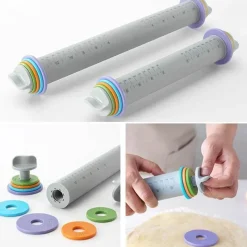 Tom Küche & Esszimmer-Fondant-Roller aus Silikon – Antihaft-Kuchenwerkzeug zum Dekorieren