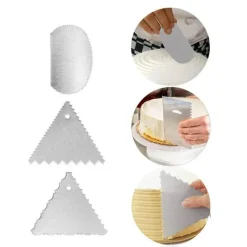 Tom Küche & Esszimmer-Fondant-Spatel aus Edelstahl – Kuchendekorationswerkzeug und Teigschaber