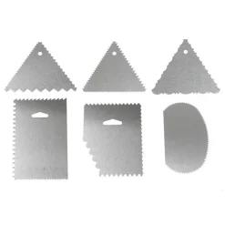 Tom Küche & Esszimmer-Fondant-Spatel aus Edelstahl – Kuchendekorationswerkzeug und Teigschaber