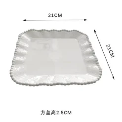 Elegance at the Table Küche & Esszimmer-Frühstücksschüssel-Set aus Keramikperlen – elegantes, stilvolles Geschirr