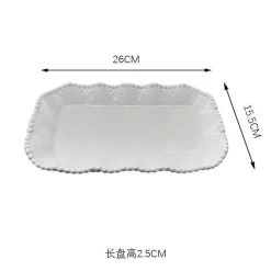 Elegance at the Table Küche & Esszimmer-Frühstücksschüssel-Set aus Keramikperlen – elegantes, stilvolles Geschirr