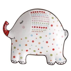 The Culinary Kit Küche & Esszimmer-Frühstücksteller mit Tiermotiven – Niedliches Keramikgeschirr