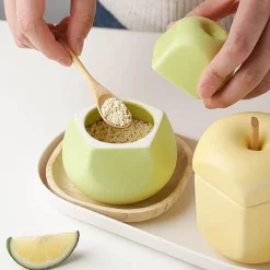 Decor Küche & Esszimmer-Fruchtförmiges Keramik-Gewürzglas - Gewürzbehälter für die Küche
