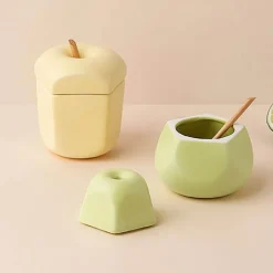 Decor Küche & Esszimmer-Fruchtförmiges Keramik-Gewürzglas - Gewürzbehälter für die Küche