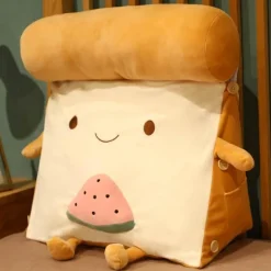 The Decor Haven Wohndeko-Fruity Toast Kissen - Bequemes Dekokissen