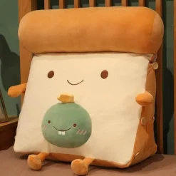 The Decor Haven Wohndeko-Fruity Toast Kissen - Bequemes Dekokissen