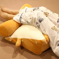 The Decor Haven Wohndeko-Fruity Toast Kissen - Bequemes Dekokissen