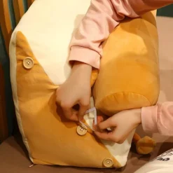 The Decor Haven Wohndeko-Fruity Toast Kissen - Bequemes Dekokissen