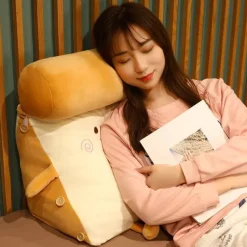 The Decor Haven Wohndeko-Fruity Toast Kissen - Bequemes Dekokissen