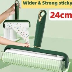 The Decor Haven Gadgets Für Zuhause-Fusselrolle für Tierhaare – breiter Klebepfotenentferner