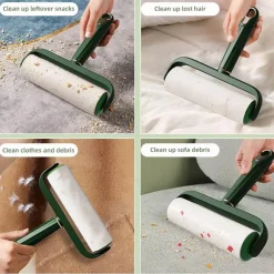The Decor Haven Gadgets Für Zuhause-Fusselrolle für Tierhaare – breiter Klebepfotenentferner