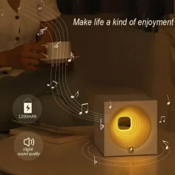 Bright Accents Beleuchtung-Futuristischer Audio-Lautsprecher – Kreatives Shuttle-Design