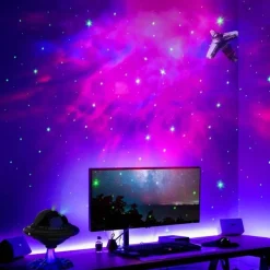 Willow u0026 Whim Beleuchtung-Galaktische Sternenprojektorlampe – Atmosphärenlicht am Nachthimmel