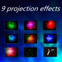 Willow u0026 Whim Beleuchtung-Galaktische Sternenprojektorlampe – Atmosphärenlicht am Nachthimmel