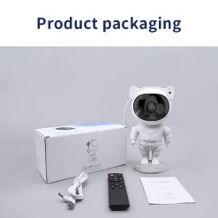 The Gilded Nest Beleuchtung-Galaxy Astronaut Night Light Room Projector