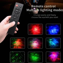 The Gilded Nest Beleuchtung-Galaxy Astronaut Night Light Room Projector