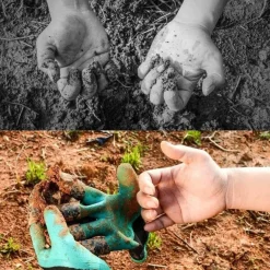 Cozy Living Heimwerkzeuge-Gartenkrallenhandschuhe - Gummi-Gartenhandschuhe mit Krallenspitzen