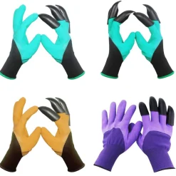 Cozy Living Heimwerkzeuge-Gartenkrallenhandschuhe - Gummi-Gartenhandschuhe mit Krallenspitzen