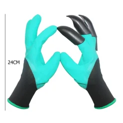 Cozy Living Heimwerkzeuge-Gartenkrallenhandschuhe - Gummi-Gartenhandschuhe mit Krallenspitzen