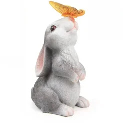 Adventure Basecamp Camping Im Freien|Outdoor & Garten-Gartenlicht - Schmetterlingsblumenhasen-Dekor