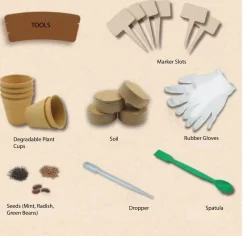 The Decor Haven Babyspielzeug-Gartenset für Kinder – Kreative Mini-Gartenaktivität zum Selbermachen für Kinder