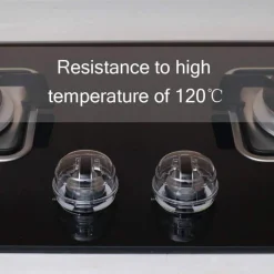 Deco Küche & Esszimmer-Gasschalterabdeckungen für Kinder – 2er-Pack Sicherheitszubehör